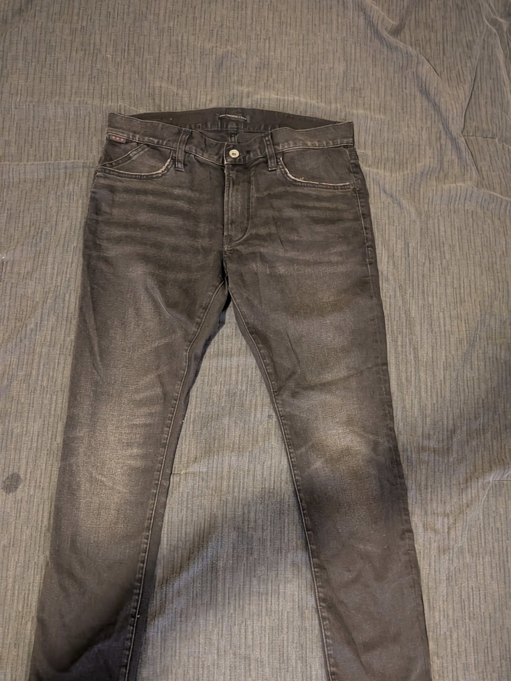 John Varvatos USA Black Skinny Jeans Mens Designer Denim